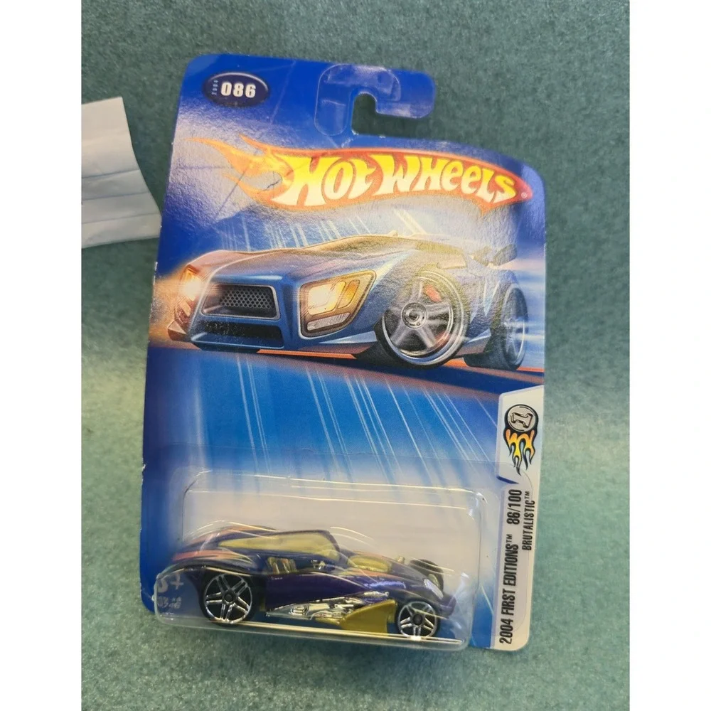 2004 Hot Wheels First Editions 86/100 Brutalistic Purple Diecast Car 1:64 C2746
